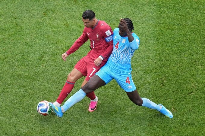 Cristiano Ronaldo trong trận Bồ Đào Nha gặp CHDC Congo, một sai lầm World Cup 2026 khác