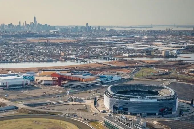 Sân MetLife ở New Jersey, ngoại ô New York - địa điểm chính của World Cup 2026