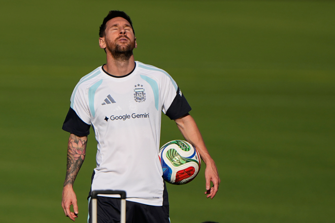Messi tập luyện cùng Argentina tại World Cup 2026