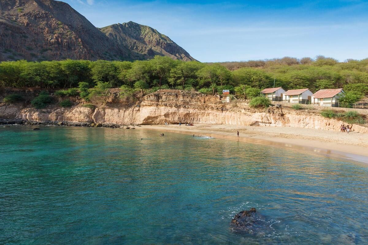 Cảnh quan núi lửa tại Cape Verde