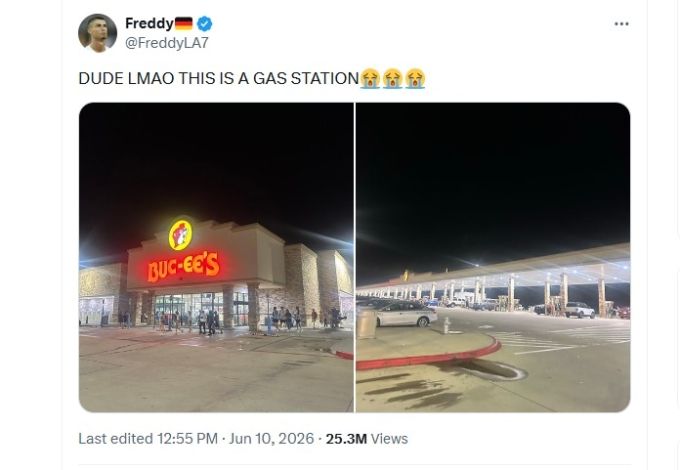 Điểm check in tại Buc-ee's, trạm dừng chân cửa hàng tiện lợi, góp phần vào hình ảnh đại sứ du lịch Mỹ