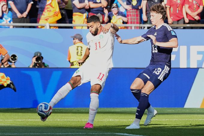 Ismael Saibari ghi bàn thắng nhanh nhất World Cup 2026 cho Morocco