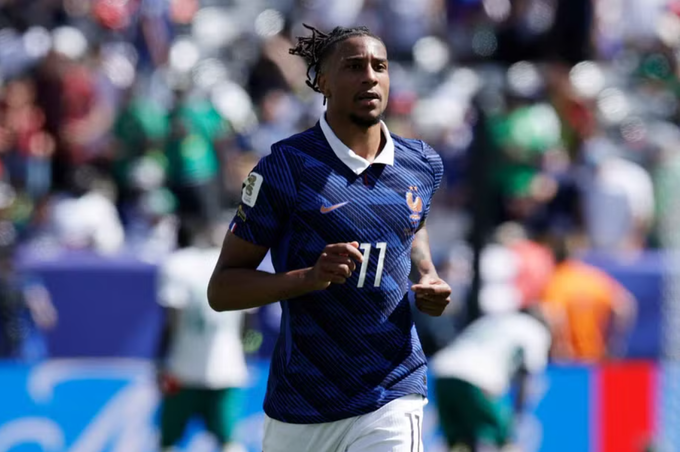 Michael Olise thi đấu cho Pháp tại World Cup 2026