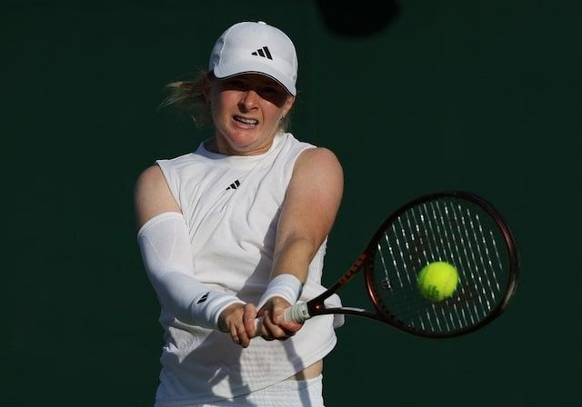Francesca Jones trong trận Wimbledon 2024 – mong muốn Wimbledon và World Cup 2026 không xung đột