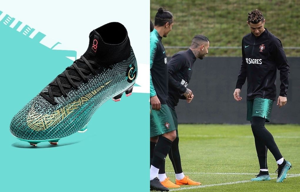 Giày CR7 Chapter 6 của Ronaldo với thiết kế Born Leader