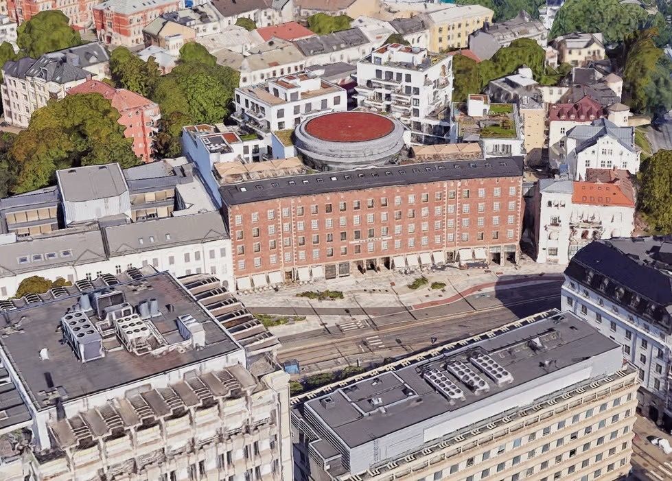 Tòa nhà Sommerro ở Oslo, nơi Erling Haaland sở hữu căn hộ