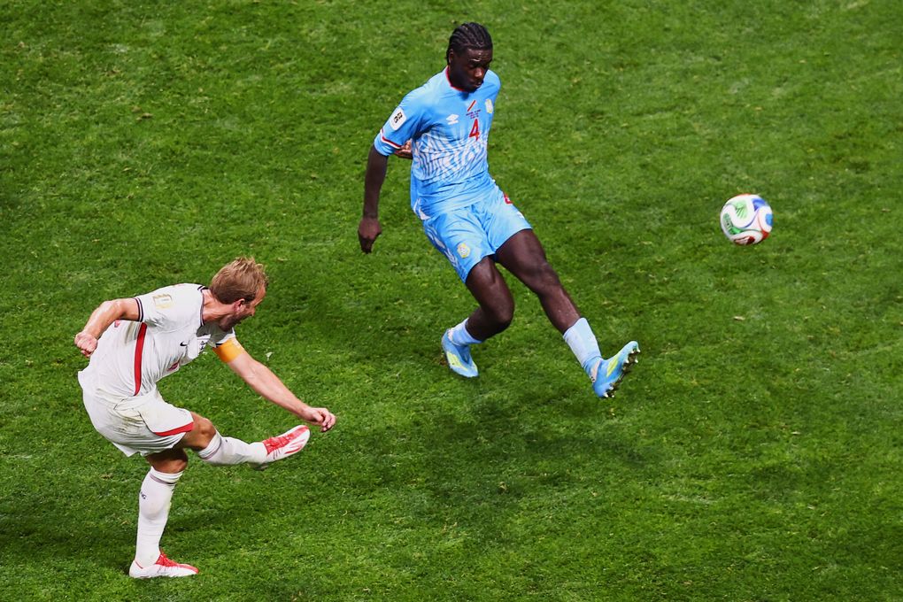 Harry Kane ghi bàn thứ hai cho Anh trong trận thắng CHDC Congo