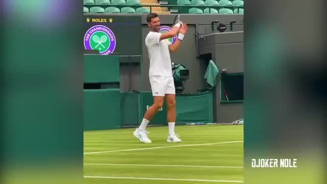 Wimbledon 2025 - Sinner và Djokovic tập luyện trước giải