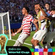 Tin World Cup: Mỹ vào vòng 1/8 dù chơi thiếu người