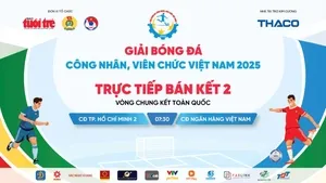 Giải bóng đá công nhân viên chức 2026 trên sân Đại học Tôn Đức Thắng
