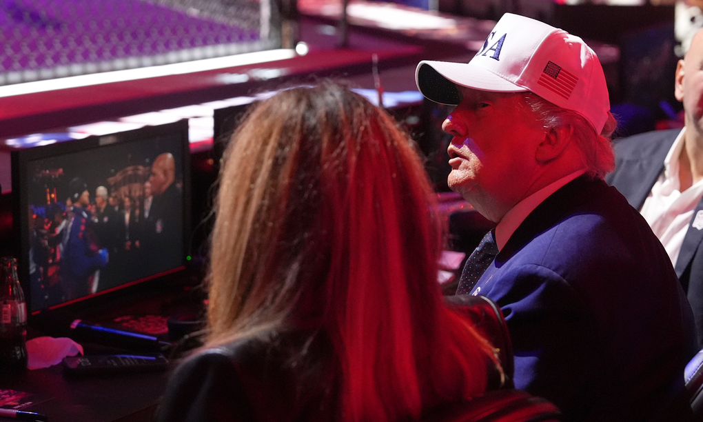 Tổng thống Trump tại UFC Freedom 250 - Ảnh AP