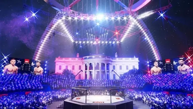 Mô phỏng sự kiện UFC tại Nhà Trắng