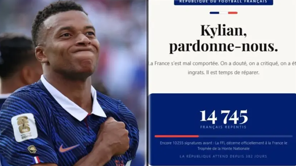 Hơn 14.500 người Pháp xin lỗi Mbappe sau màn tỏa sáng tại World Cup 2026