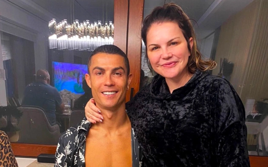 Katia Aveiro và Cristiano Ronaldo trong ảnh chụp thân thiết
