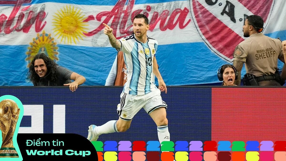 Messi tỏa sáng đưa Argentina vào vòng 1/8 World Cup