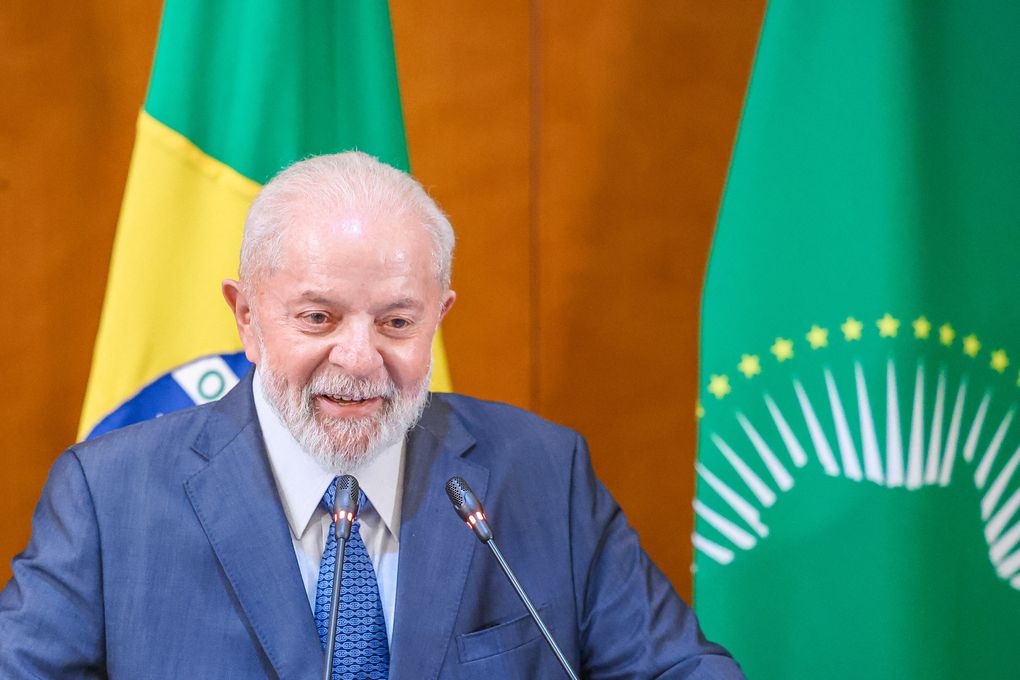 Tổng thống Brazil Lula da Silva phát biểu tại hội nghị, nói về World Cup 2026