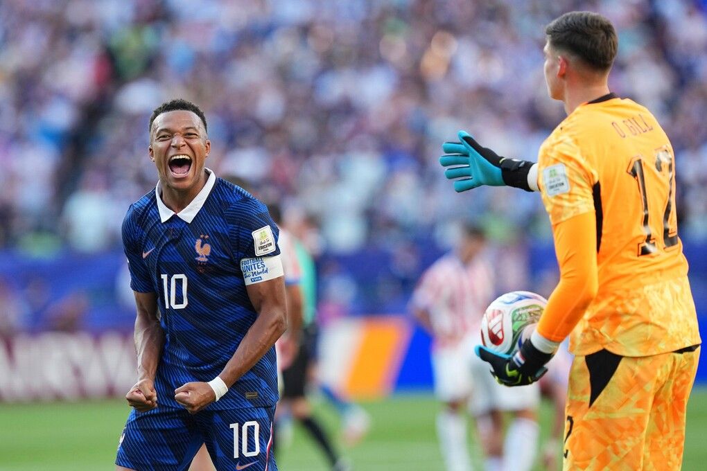 Mbappe ăn mừng chiến thắng tại World Cup 2026