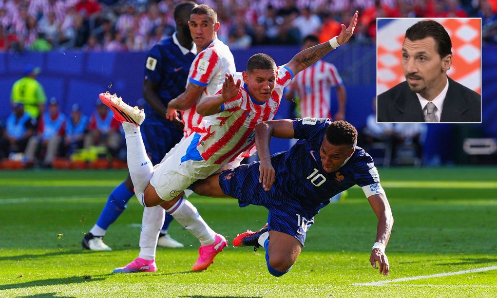 Ibrahimovic bình luận về tình huống va chạm giữa Caceres và Mbappe tại World Cup 2026
