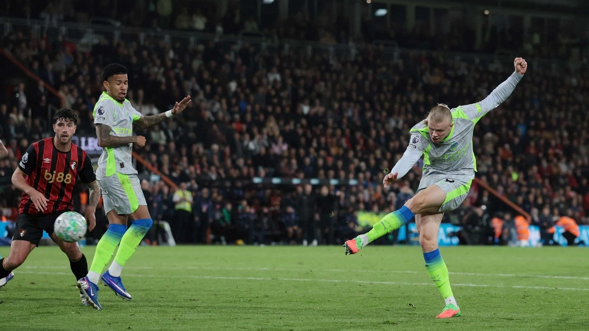 Video highlight Bournemouth 1-1 Man City: Haaland ghi bàn nhưng không đủ