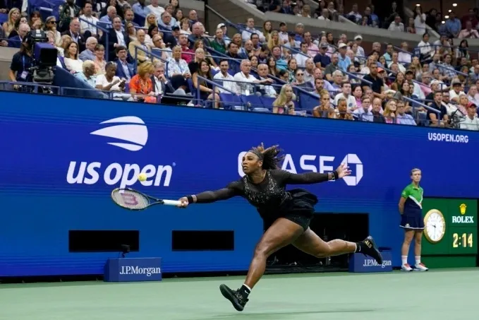 Serena Williams ăn mừng chiến thắng tại Mỹ Mở rộng