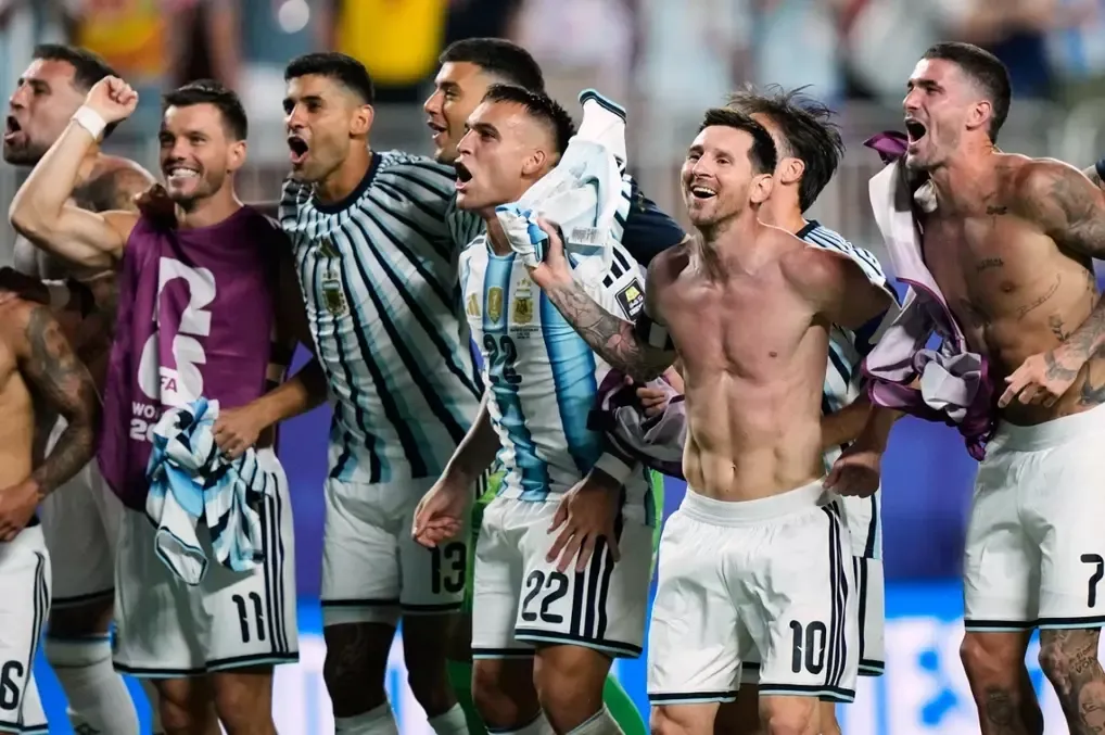 Lionel Messi và đồng đội ăn mừng chiến thắng tại World Cup 2026