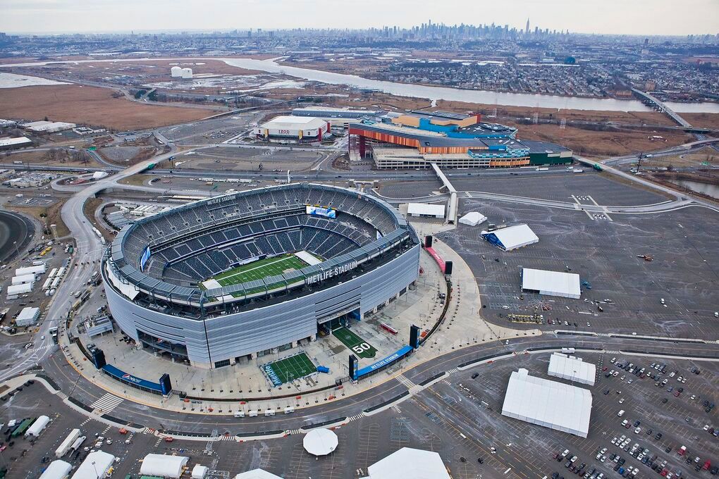MetLife Stadium World Cup 2026 kiến trúc hình bầu dục đơn giản